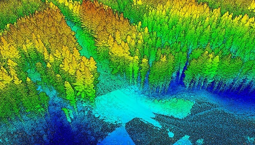 Ứng dụng LiDAR quản lý tài nguyên rừng