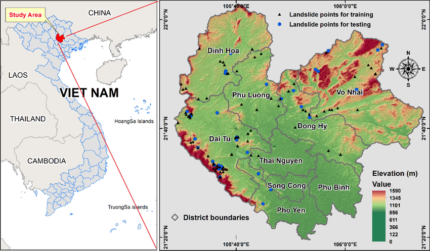 landslide map