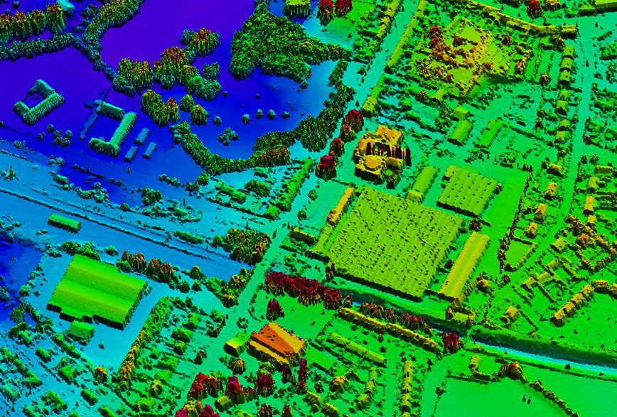 lidar in flooding model