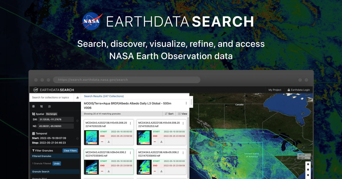 NASA Earthdata Search