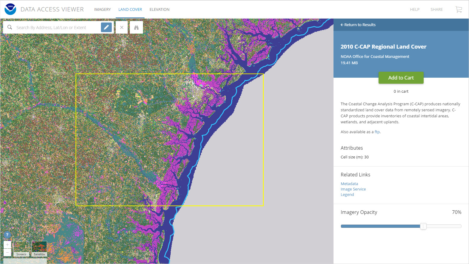 NOAA Data Access Viewer