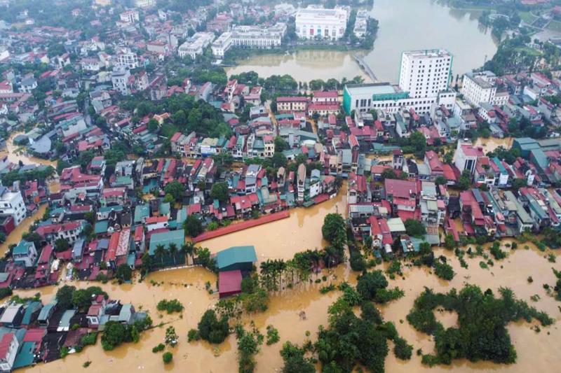 anh huong cua thien tai den do thi tai VN