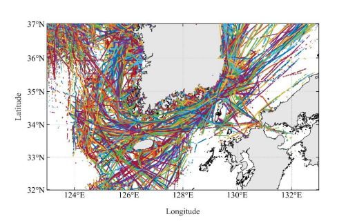Mật độ dữ liệu AIS ngày 01/11/2024 trong khu vực nghiên cứu