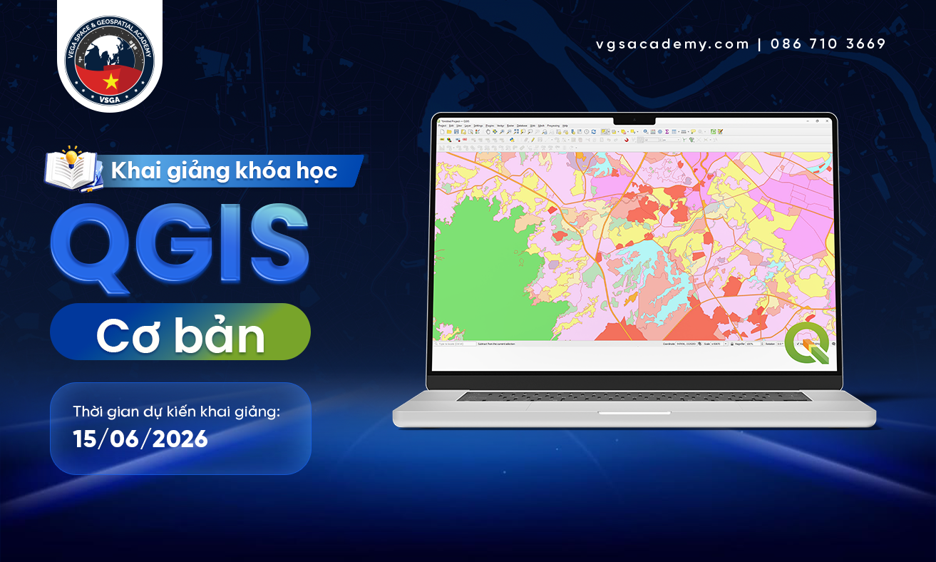 VSGA khai giảng khóa học QGIS cơ bản